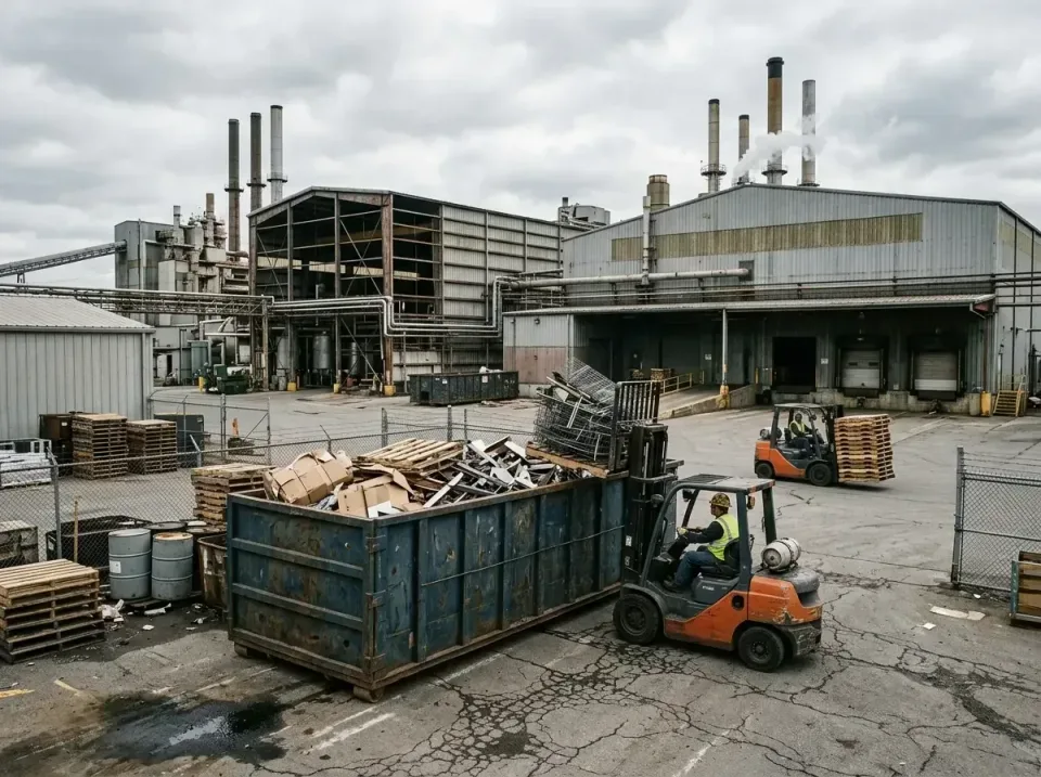 industrial-factory-scrap-conta-003 — frequently asked questions, Cheap Roll-off Dumpster Rentals in Green Level, NC